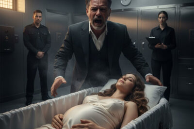 As his pregnant wife was cremated, the husband opened the coffin to see her one last time. — What he saw inside left everyone speechless.