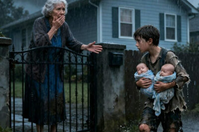 It was pouring rain when a poor boy knocked on her gate… But the truth he brought changed her life forever…