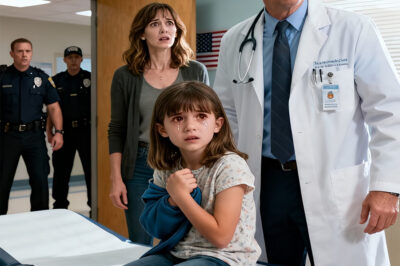 A doctor was examining my sick eight-year-old daughter when she whispered something to him, at which point he froze. He immediately called security and said, “Don’t let your mother leave.”