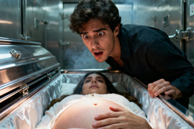 While cremating his pregnant wife, the husband opened the coffin for one last look… and saw her belly moving. He immediately stopped the process. When the paramedics and police arrived, what they discovered shocked everyone…