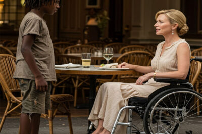 The poor Black boy asked the paralyzed millionaire, “Can I cure you in exchange for that leftover food?” She smiled—and then everything changed…