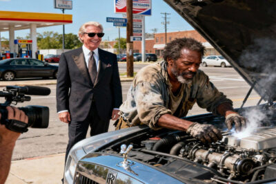 “If you can fix this car, it’s yours,” the billionaire taunted the homeless Black man; and the ending left him speechless