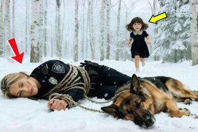 A little girl discovered an officer collapsed in the snow, along with his K9 dog. What happened next?