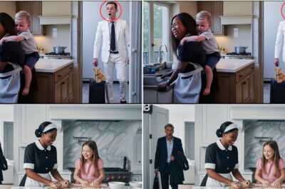 The Millionaire Returns Home and Is Shocked to Find His new Black Maid and Only son in the kitchen