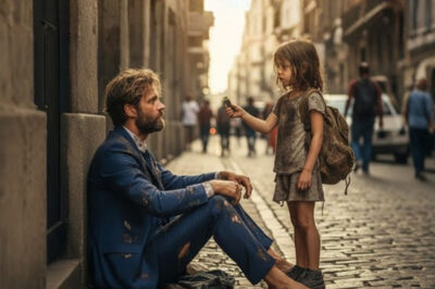 The millionaire had lost everything… until a little girl appeared and saved him.