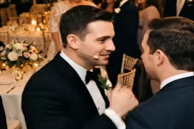 In the middle of the wedding, the microphone was left on and I heard my husband say, “I can’t even stand to kiss this fat woman.”