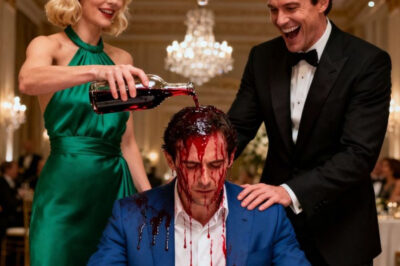 The CEO and his wife mocked the quiet man in the simple suit. To humiliate him, they poured red wine over him in front of everyone. “Know your place,” she whispered. He just smiled, left, and made a call. And then his $800 million empire began to crumble.