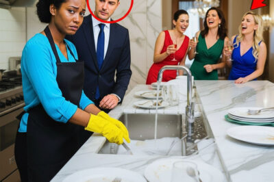 They forced her to wash dishes at the party… but they didn’t know that her millionaire husband owned the mansion.