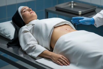 During an autopsy of a nun, a doctor notices a strange mark on her body and is shocked to discover what it is…