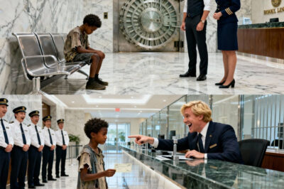 Black Kid in Worn-Out Shoes Went to Bank to Check Account — Manager Laughed Until He Saw the Balance