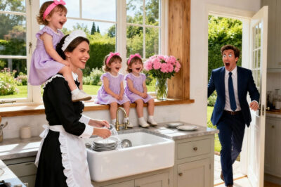 The billionaire returns to his mansion and finds the maid with his triplets. What happens next will make you hate him forever.