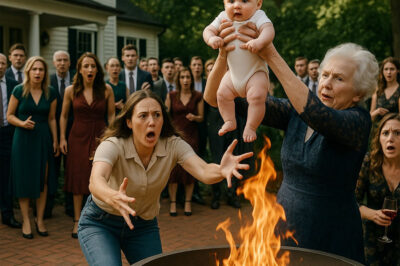 A family celebration in a quiet Virginia backyard turns into a nightmare when a grandmother obsessed with “traditional order” throws her newborn granddaughter into a bonfire; what the grandfather, a man who hadn’t raised his voice in thirty years, did left the whole world breathless.