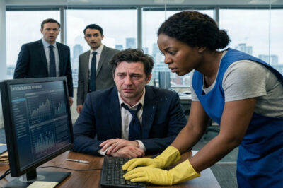 “My Company Is Gone.” The Billionaire Lost Everything in One Day… Until the Poor Janitor Changed Everything