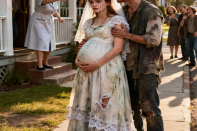 “You are a disgrace to this family! Did you think I’d raise that mistake in your belly? I found a homeless man to take you away!” My stepmother screamed, dragging me out at 6 AM and pushing me toward a dirty, smelly beggar. She laughed mockingly: “Congratulations! You and this trash are a perfect match!” She didn’t know the beggar was actually the state’s richest billionaire in disguise.