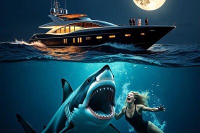 My sister shoved me off the yacht and sneered, “Go say hello to the sharks for me.”