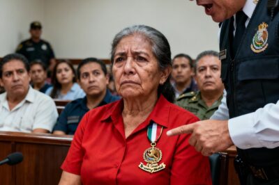 The judge called her medal a “trinket” and ordered her arrest… Seconds later, the admiral entered and the courtroom fell silent.