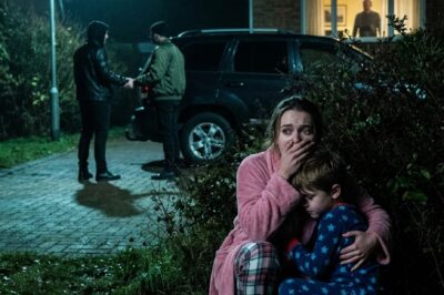 My husband shook me awake in the middle of the night. “Get up—backyard, now!”