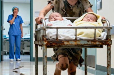 “My mom has been sleeping for three days.” A 7-year-old girl pushed a wheelbarrow for miles to save her newborn twin brothers, and what happened next left an entire hospital speechless