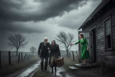 “You need a home and I need grandparents for my son,” she told the strangers.