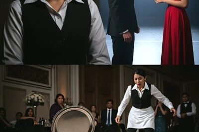 I DISGUISED AS A WAITRESS IN