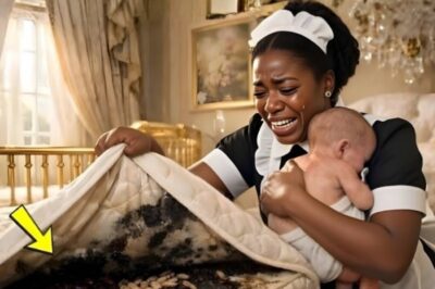 The millionaire’s baby wouldn’t stop crying in bed, until a poor black maid did the unthinkable