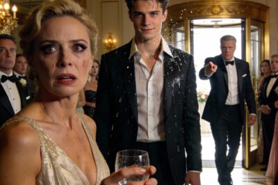 My stepmother splashed water in my face in front of everyone and screamed, “You’re not family!” I hadn’t even been invited to my own father’s birthday, but I just smiled and said, “You’ll regret that.” Moments later, when my dad’s billionaire investor walked through the door and called out my name, every single face in the room went pale — the silence was deafening..