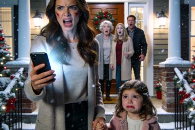 At the Christmas party, my in-laws’ kids were laughing and playing together when my little girl ran up to join them. My mother-in-law snapped, pulling her hand back and yelling, “Go back to your mother before I really lose it!” My sister-in-law smirked, “Keep your dirty kid away from ours.” My husband let out a long sigh. “Don’t worry,” he said, “I won’t bring them next time — they always ruin the atmosphere.” Everyone giggled while my daughter’s eyes filled with tears. I didn’t say a thing. I just took her by the hand, walked out of that house, and what I did next made every one of them go white as a sheet.