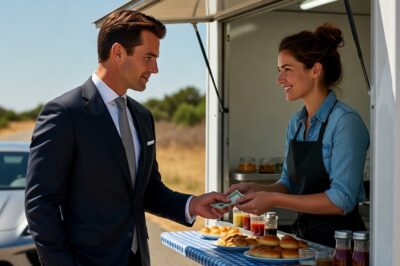 A millionaire stopped there to grab a bite to eat… but found the love of his life by the side of the road…