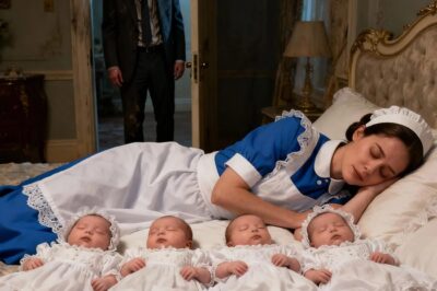 She hired a cleaner for her apartments, but found her in bed with her three daughters.