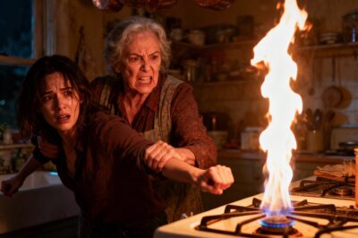 My mother screamed, grabbed me by the hair, and pushed my head toward the flame of the gas stove.