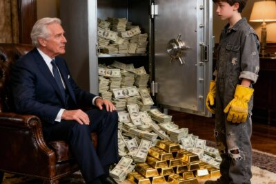 “A billionaire feigned sleep to test his maid’s son; what the boy did changed his will forever”…