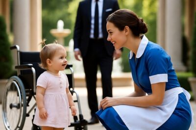 The businessman’s daughter couldn’t walk… until a cleaning lady noticed a detail that changed everything…