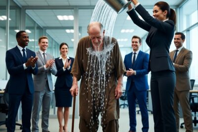 “Get out, beggar!” they said to him, not knowing that he was the owner of this hotel…