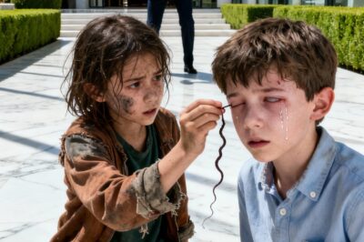 The MILLIONAIRE’S SON Was BLIND… until a LITTLE GIRL pulled something from his eyes that no one could imagine…