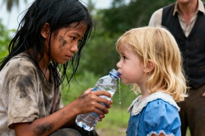 Money couldn’t give the millionaire’s daughter a voice, but a little girl’s gesture worked a miracle. A sip of water changed her destiny forever.