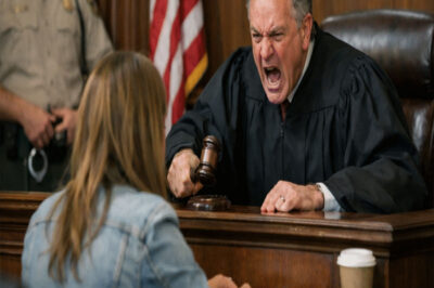 “Shut up or I’ll drag you out of my courtroom in handcuffs!” roared the judge, pounding his fist on the bench, unaware that the accused woman had evidence capable of destroying her entire career.