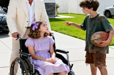 “LET ME PLAY WITH YOUR DAUGHTER, AND I’LL MAKE HER WALK!” pleaded the street boy to the millionaire. What happened next left everyone speechless…