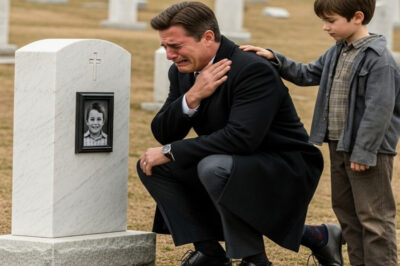 “Sir… That Boy Played Soccer With Me Yesterday,” The Kid Whispered At The Cemetery — And In That Moment, The Successful CEO Who Believed His Son Had Never Left The Hospital Realized Grief Had Never Told Him The Whole Story