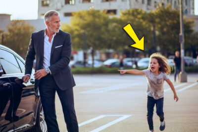 “LOOK UNDER THE CAR!”, SHOUTED A HOMELESS GIRL… THE MILLIONAIRE WAS PARALYZED BY WHAT HE SAW.