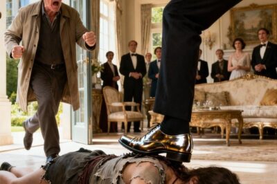 My son-in-law wiped his shoes on my daughter and told the guests she was a crazy maid… I arrived unannounced to visit my daughter.