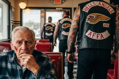 A Thug Slapped an 81-Year-Old Veteran in a Diner… Hour Later, His Son Walked In With Hells Angels….