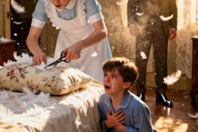 Every night, a millionaire’s son screamed in his sleep… until the maid opened his pillow and discovered a shocking truth…