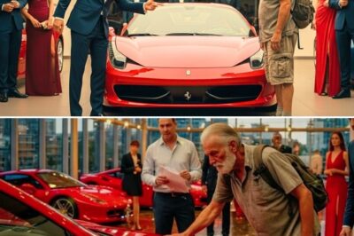 “If you can afford one Ferrari, I’ll give you two.” The millionaire scoffed, and his voice echoed through the glass walls of the dealership.