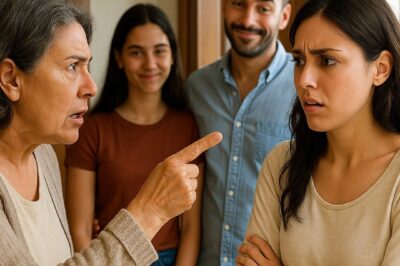 — “We came to see our son, not you — so be quiet and give us some space!” — the mother-in-law declared from the doorway.