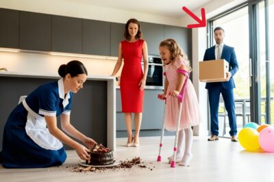 The millionaire watched his girlfriend throw his daughter’s birthday cake — and everyone fell silent.