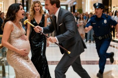 The CEO struck his pregnant wife with a stick at the mall to please his mistress, but his father—a billionaire working secretly as his bodyguard—saw everything and did something that made him regret it.