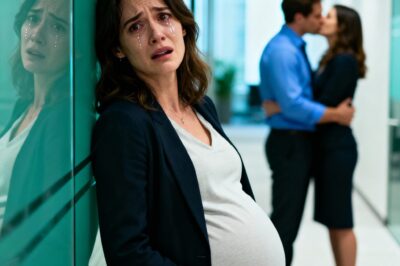 I WALKED INTO MY HUSBAND’S OFFICE TO SURPRISE HIM WITH LUNCH AND FOUND HIM KISSING ANOTHER WOMAN PASSIONATELY, WHEN I CONFRONTED HIM, SHE ATTACKED ME AND KICKED MY EIGHT MONTH PREGNANT BELLY, MY HUSBAND LAUGHED, THAT’S WHEN THE DOOR OPENED AND THEIR FACES DROPPED…