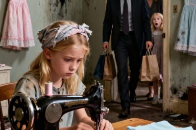 A Millionaire Came to Collect Rent—Until He Found a 10-Year-Old Girl Sewing to Survive and Uncovered the Truth Her Family Had Been Hiding