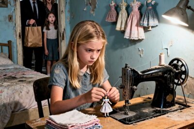 A Millionaire Came to Collect Rent—Until He Found a 10-Year-Old Girl Sewing to Survive and Uncovered the Truth Her Family Had Been Hiding