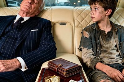 A billionaire who trusted no one, pretended to fall asleep to test the small son of his loyal driver. He assumed coldly, “The kid will try to steal something.” But when he opened his eyes a few minutes later, the billionaire began to cry. The boy hadn’t stolen a thing… instead, he did something that destroyed every wall of distrust had built